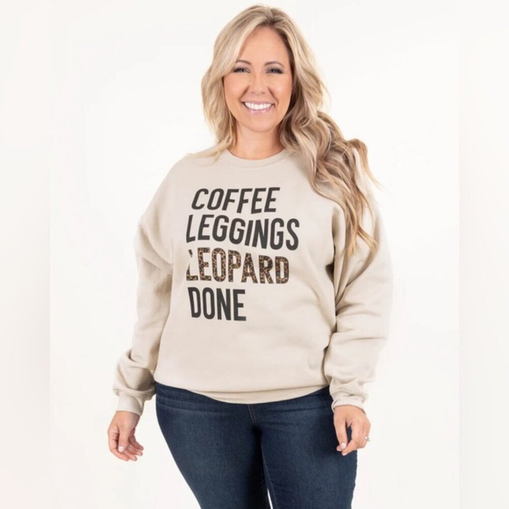 Women's Sweatshirt Graphic Logo Large Comfy Loungewear Athleisure Off duty